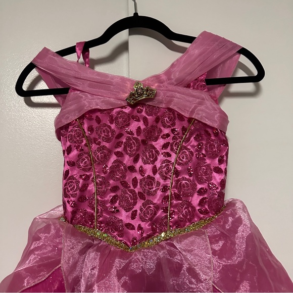 Disney Parks Castle Collection Aurora Princess Dress Sleeping Beauty Size 7/8 - Picture 4 of 7